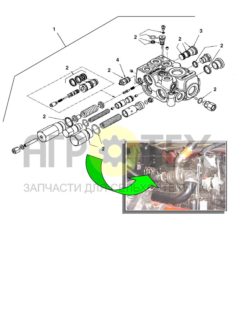 Чертеж Главный управляющий блок (6MCB01)